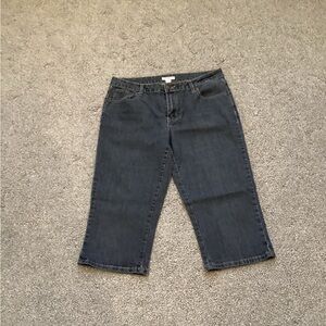 Women's Cato Capri Jeans in Dark Blue
